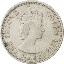 MALAYA & BRITISH BORNEO, 10 Cents, 1956, KM #2, EF(40-45), Copper-Nickel, 19.5,.