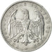 Coin, GERMANY, WEIMAR REPUBLIC, 3 Mark, 1922, Stuttgart, AU(55-58), Aluminum
