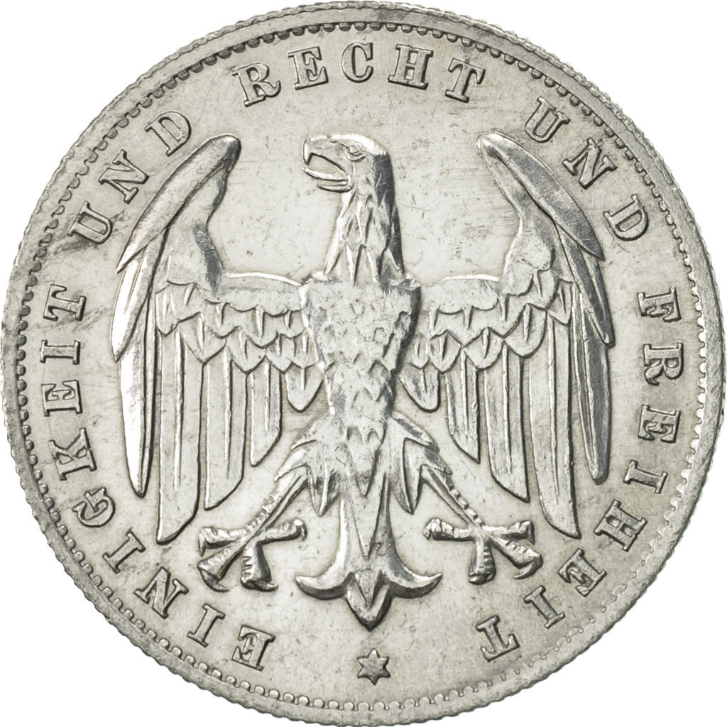 GERMANY, WEIMAR REPUBLIC, 500 Mark, 1923, Berlin, AU(55-58), Aluminum, KM:36