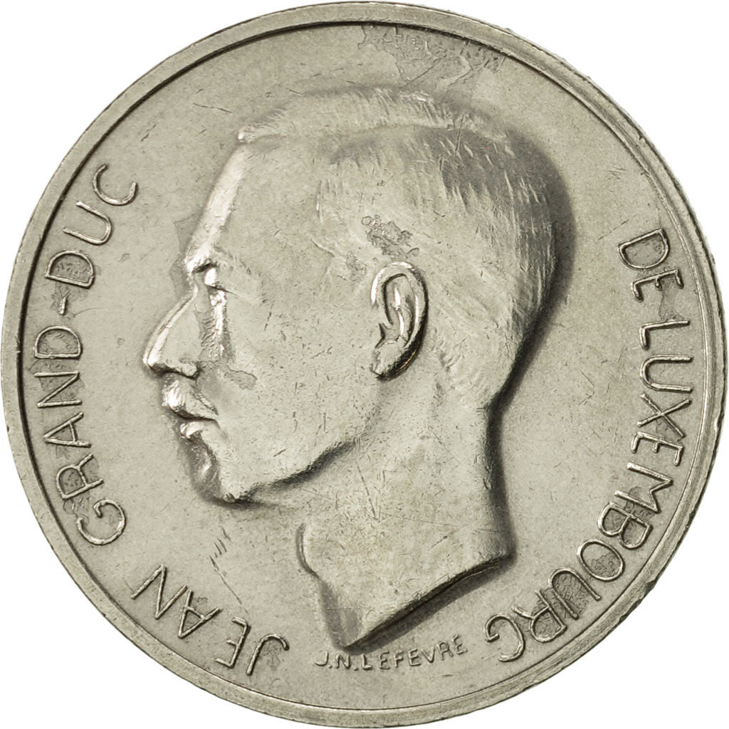 Coin, Luxembourg, Jean, 10 Francs, 1972, AU(50-53), Nickel, KM:57