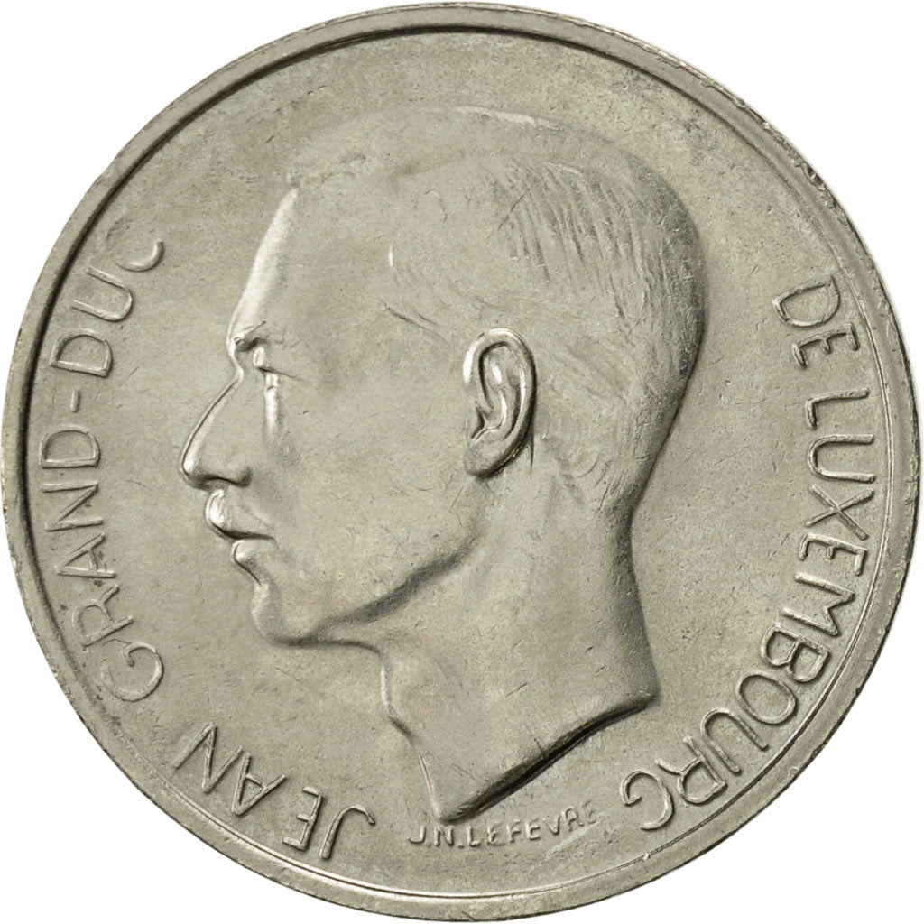 Coin, Luxembourg, Jean, 10 Francs, 1980, AU(55-58), Nickel, KM:57