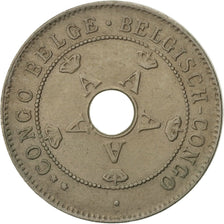 Belgisch-Kongo, 10 Centimes, 1922, Heaton, VZ, Copper-nickel, KM:18