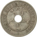 Belgian Congo, 10 Centimes, 1919, Heaton, AU(55-58), Copper-nickel, KM:18