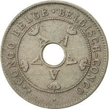 Belgian Congo, 10 Centimes, 1927, Heaton, AU(50-53), Copper-nickel, KM:18
