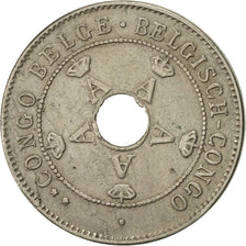 Coin, Belgian Congo, 10 Centimes, 1911, Heaton, AU(50-53), Copper-nickel, KM:18