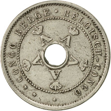 Belgisch-Kongo, 5 Centimes, 1911, Heaton, SS+, Copper-nickel, KM:17