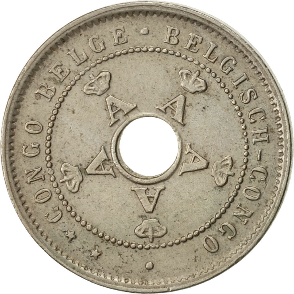 Congo belga, 5 Centimes, 1926, Heaton, SPL-, Rame-nichel, KM:17
