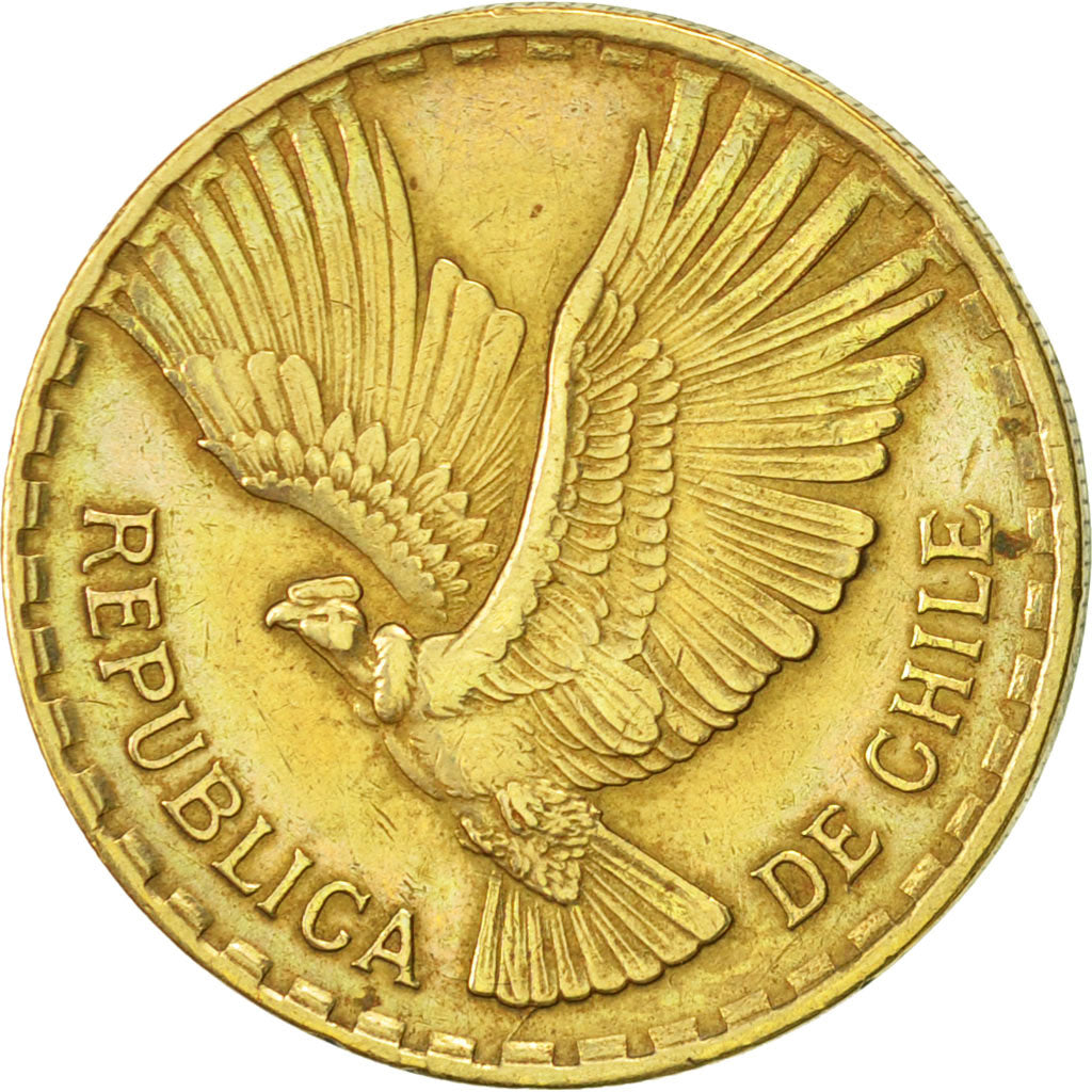 Moneda, Chile, 5 Centesimos, 1964, MBC, Aluminio - bronce, KM:190