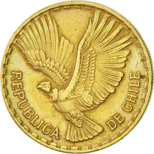 Moneda, Chile, 5 Centesimos, 1964, MBC, Aluminio - bronce, KM:190