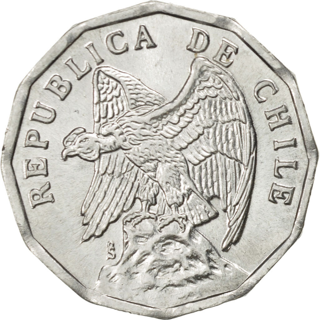 Coin, Chile, 10 Centavos, 1979, MS(63), Aluminum, KM:205a