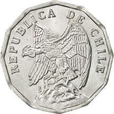 Coin, Chile, 10 Centavos, 1979, MS(63), Aluminum, KM:205a