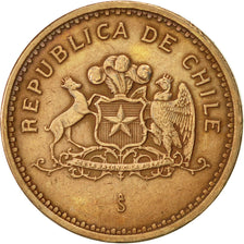 Coin, Chile, 100 Pesos, 1981, Santiago, AU(50-53), Aluminum-Bronze, KM:226.1