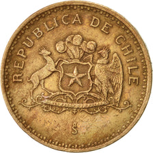 Coin, Chile, 100 Pesos, 1998, Santiago, AU(50-53), Aluminum-Bronze, KM:226.2