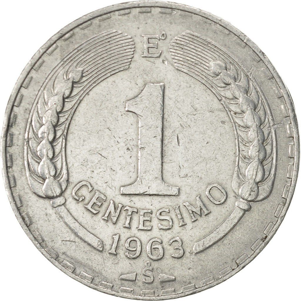 Münze, Chile, Centesimo, 1963, SS+, Aluminium, KM:189
