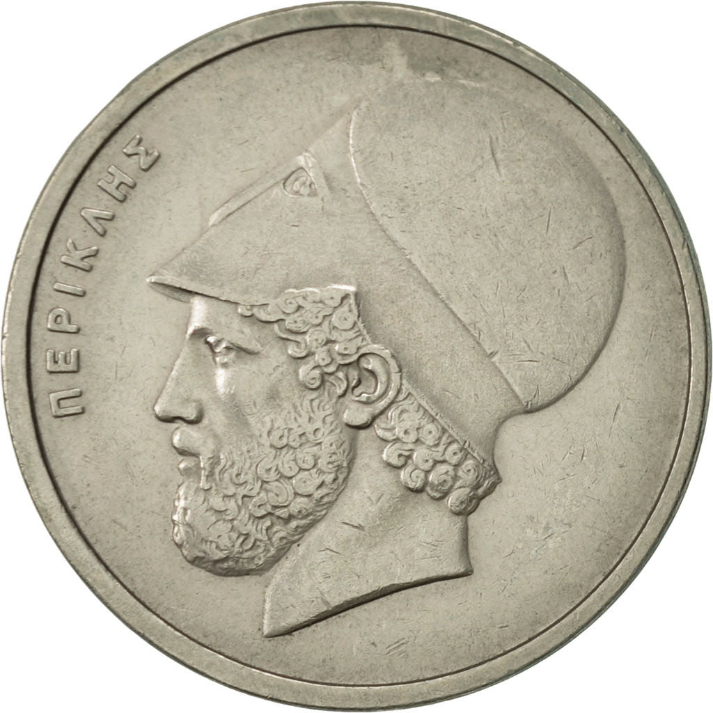 Münze, Griechenland, 20 Drachmai, 1980, VZ, Copper-nickel, KM:120