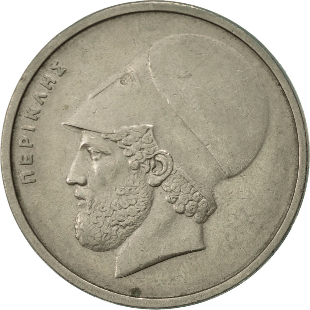 Coin, Greece, 20 Drachmai, 1978, AU(55-58), Copper-nickel, KM:120