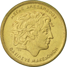 Greece, 100 Drachmes, 1990, Athens, AU(55-58), Aluminum-Bronze, KM:159