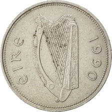 Coin, IRELAND REPUBLIC, Punt, Pound, 1990, EF(40-45), Copper-nickel, KM:27