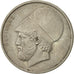 Coin, Greece, 20 Drachmes, 1984, EF(40-45), Copper-nickel, KM:133