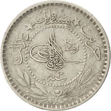 TURKEY, 10 Para, 1915, Qustantiniyah, KM #760, EF(40-45), Nickel, 2.61