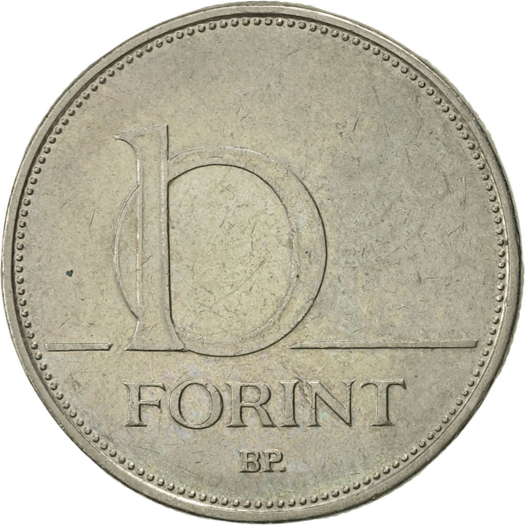 Monnaie, Hongrie, 10 Forint, 1996, Budapest, SUP, Copper-nickel, KM:695