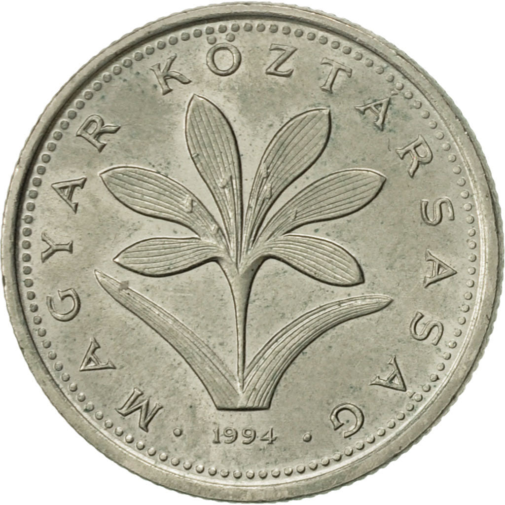 Coin, Hungary, 2 Forint, 1994, Budapest, AU(55-58), Copper-nickel, KM:693