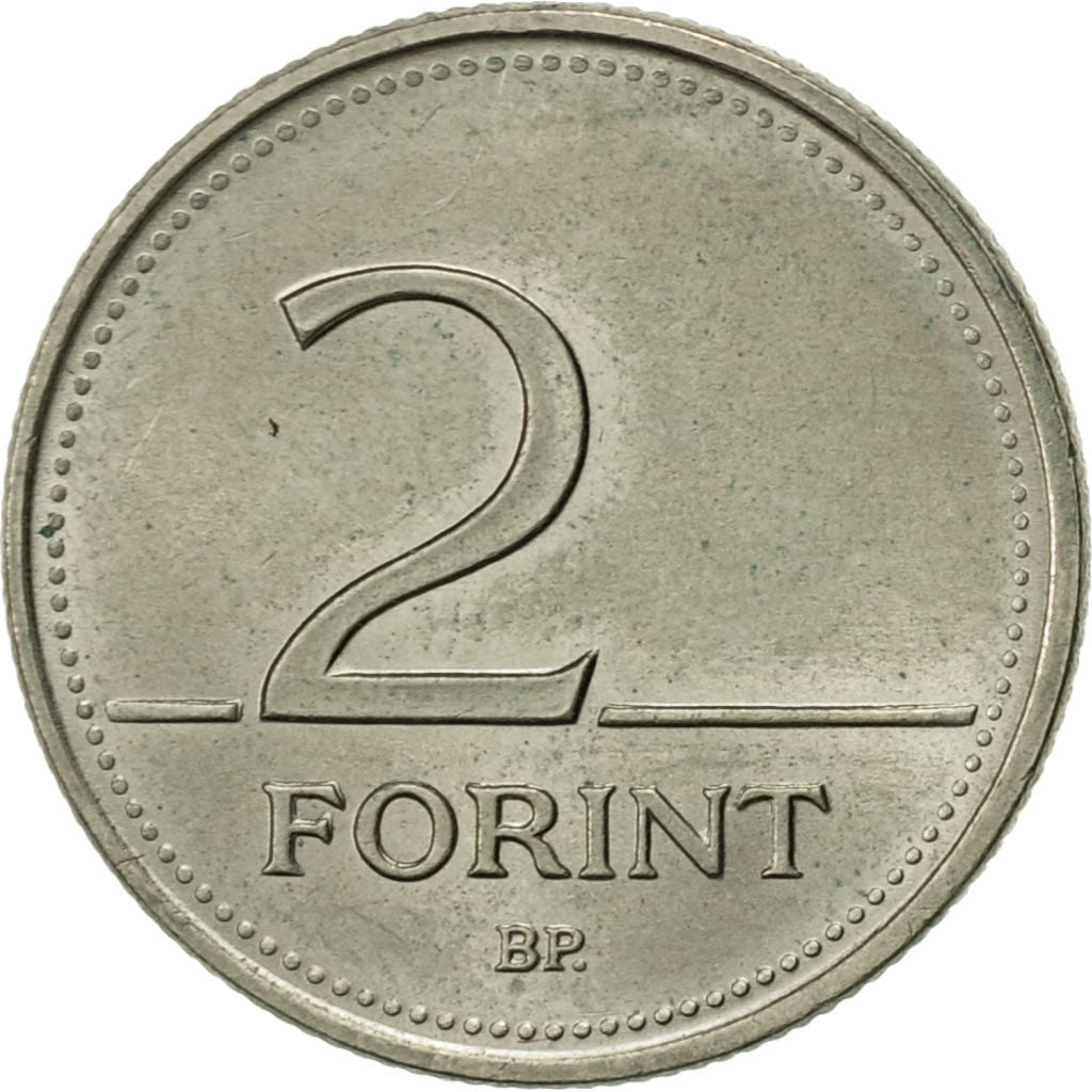Coin, Hungary, 2 Forint, 1994, Budapest, AU(55-58), Copper-nickel, KM:693