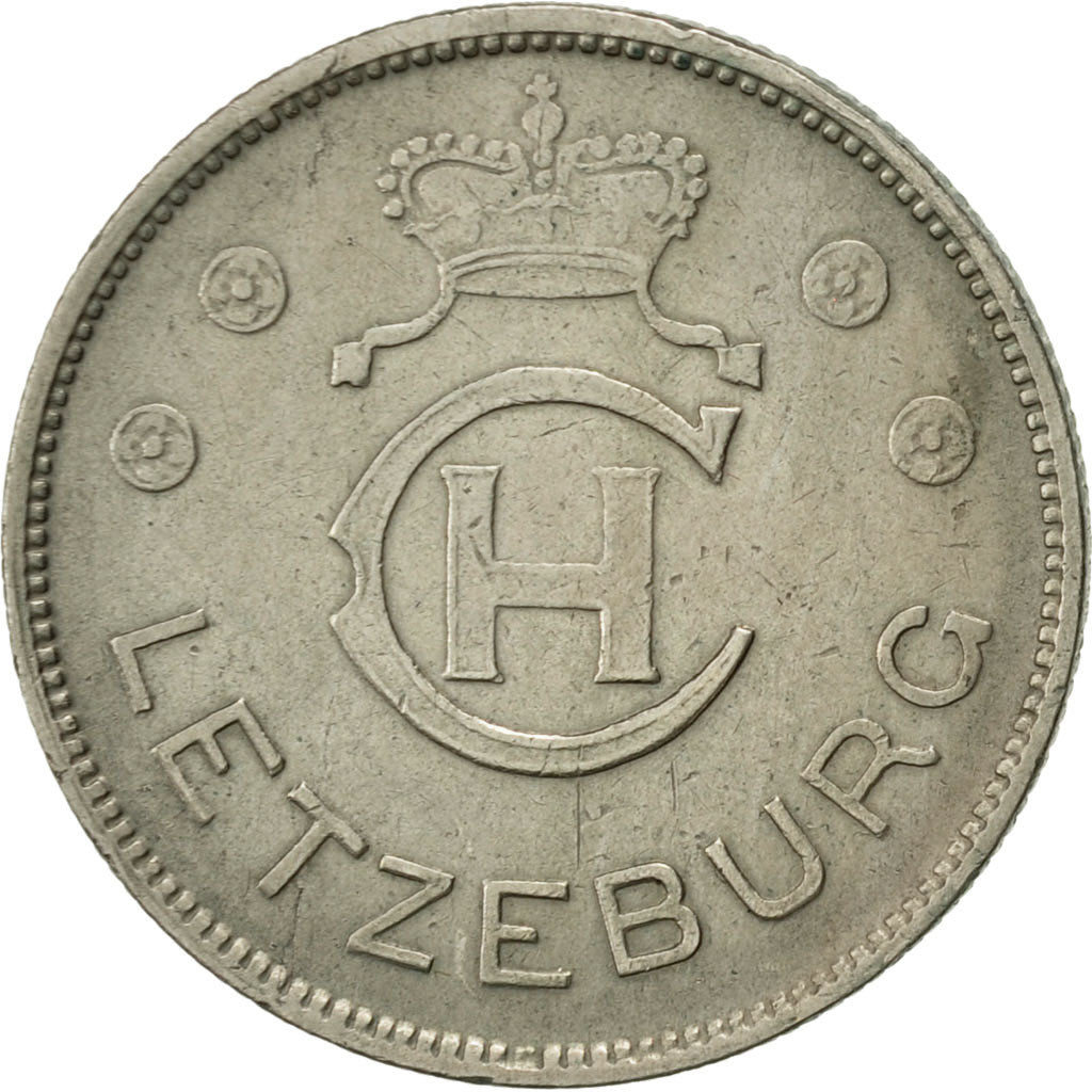 Monnaie, Luxembourg, Charlotte, Franc, 1939, TTB+, Copper-nickel, KM:44