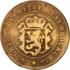 Monnaie, Luxembourg, William III, 5 Centimes, 1854, Utrecht, TB, Bronze, KM:22.1