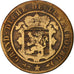 Munten, Luxemburg, William III, 10 Centimes, 1870, Utrecht, ZG+, Bronze, KM:23.1