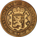 Coin, Luxembourg, William III, 10 Centimes, 1855, Paris, F(12-15), Bronze