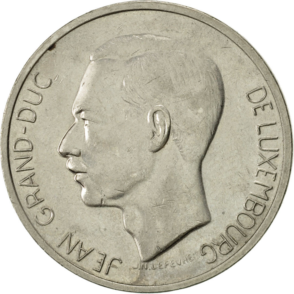Coin, Luxembourg, Jean, 10 Francs, 1974, AU(50-53), Nickel, KM:57