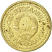 Coin, Yugoslavia, Dinar, 1985, AU(55-58), Nickel-brass, KM:86