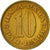 Coin, Yugoslavia, 10 Para, 1977, AU(55-58), Brass, KM:44