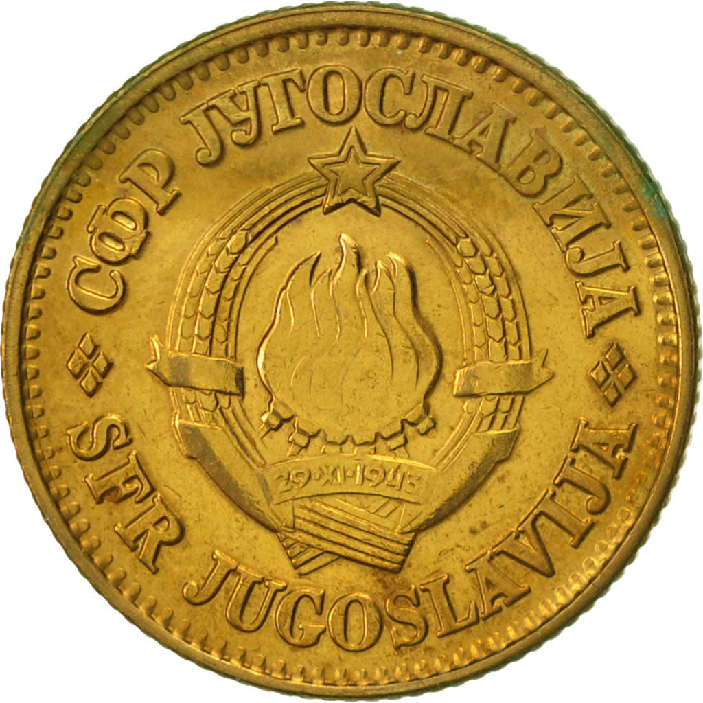 Coin, Yugoslavia, 10 Para, 1980, AU(55-58), Brass, KM:44