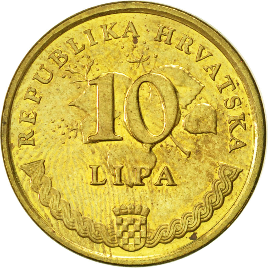Monnaie, Croatie, 10 Lipa, 2011, SUP, Brass plated steel, KM:6
