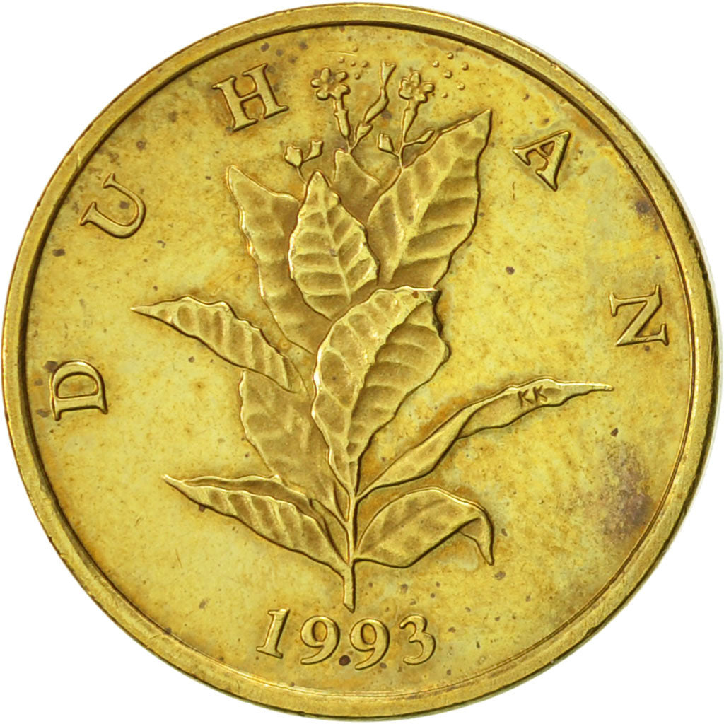 Monnaie, Croatie, 10 Lipa, 1993, SUP, Brass plated steel, KM:6