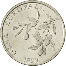 Croatia, 20 Lipa, 1998, AU(55-58), Nickel plated steel, KM:17