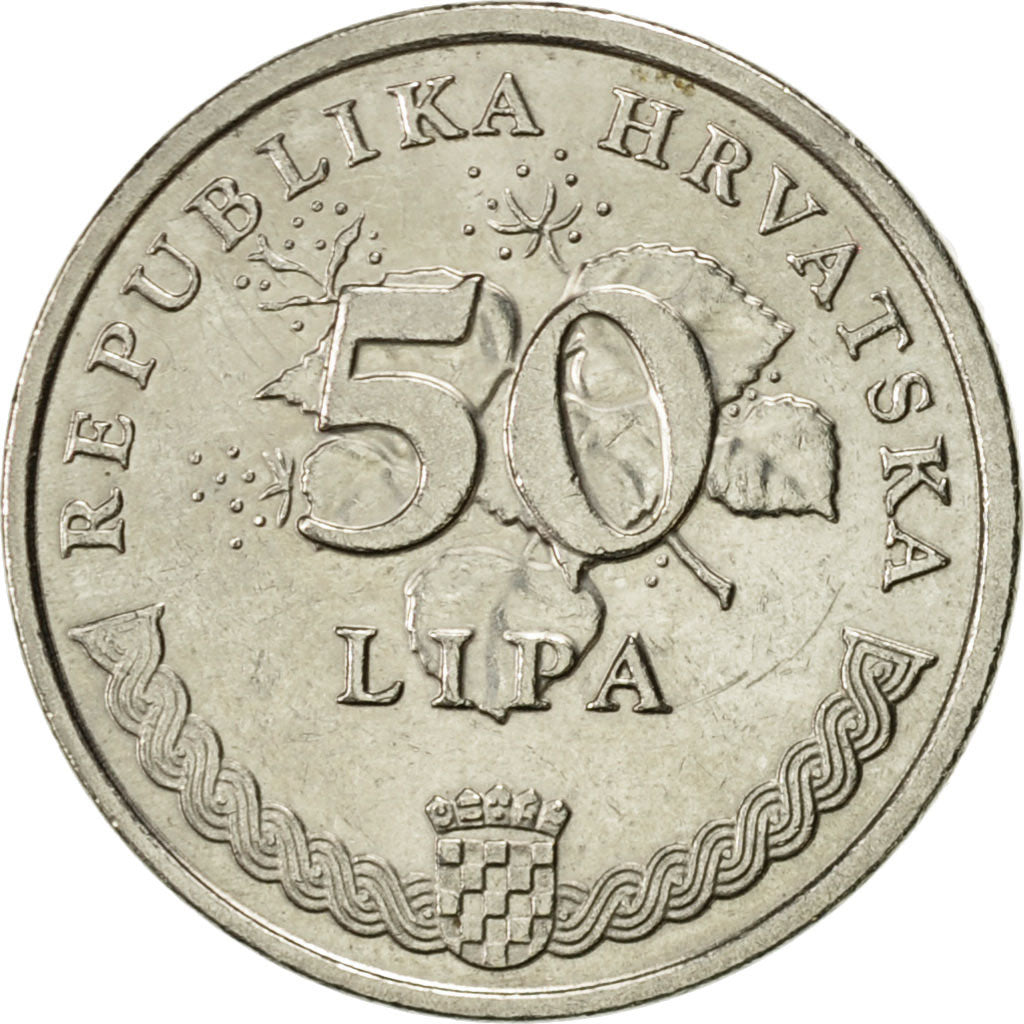 Monnaie, Croatie, 50 Lipa, 2007, SUP, Nickel plated steel, KM:8
