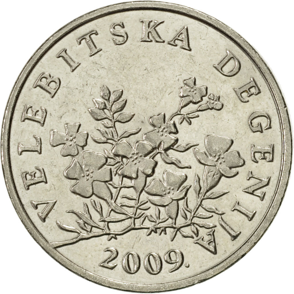 Monnaie, Croatie, 50 Lipa, 2009, SUP, Nickel plated steel, KM:8