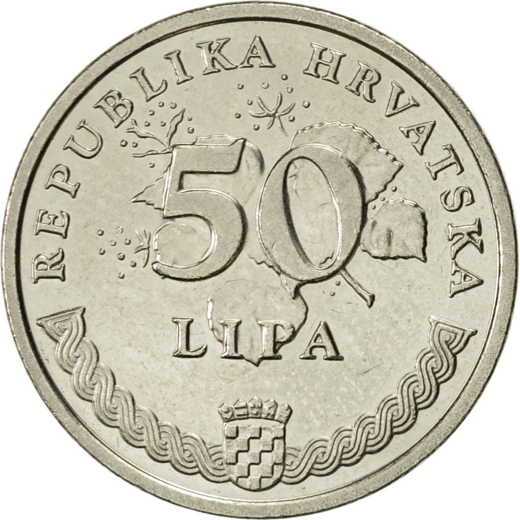 Monnaie, Croatie, 50 Lipa, 2009, SUP, Nickel plated steel, KM:8