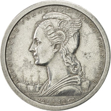 Monnaie, Madagascar, 2 Francs, 1948, Paris, TTB+, Aluminium, KM:4
