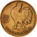 Madagascar, Franc, 1943, Pretoria, TTB, Bronze, KM:2