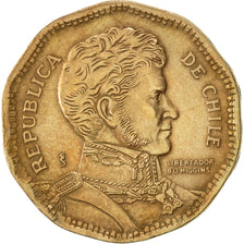 Coin, Chile, 50 Pesos, 2002, AU(55-58), Aluminum-Bronze, KM:219.2