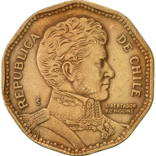 Chile, 50 Pesos, 1981, AU(55-58), Aluminum-Bronze, KM:219.1