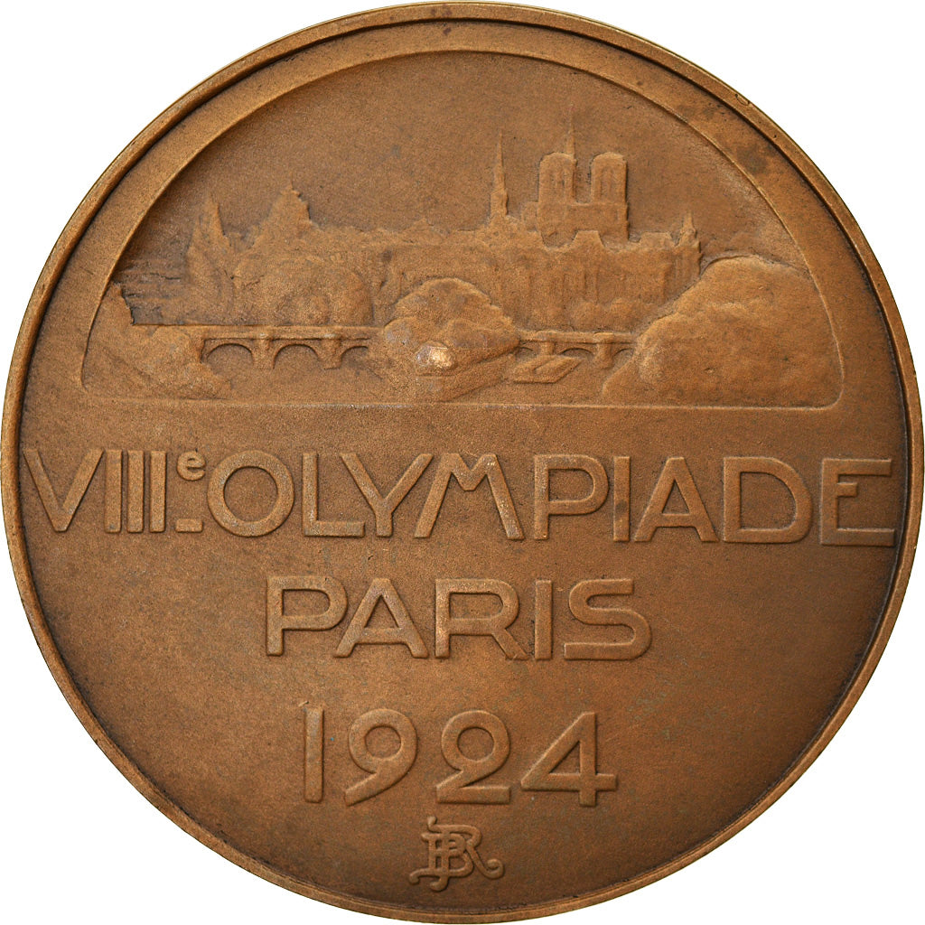 France, Medal, VIIIème Olympiade, Paris, Sports & leisure, 1924, Benard