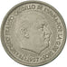 Monnaie, Espagne, Caudillo and regent, 5 Pesetas, 1969, TTB+, Copper-nickel