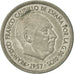Monnaie, Espagne, Caudillo and regent, 5 Pesetas, 1973, TTB+, Copper-nickel