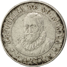 Nicaragua, 5 Centavos, 1972, KM #24.2a, EF(40-45), Cupro-nickel, 2.91