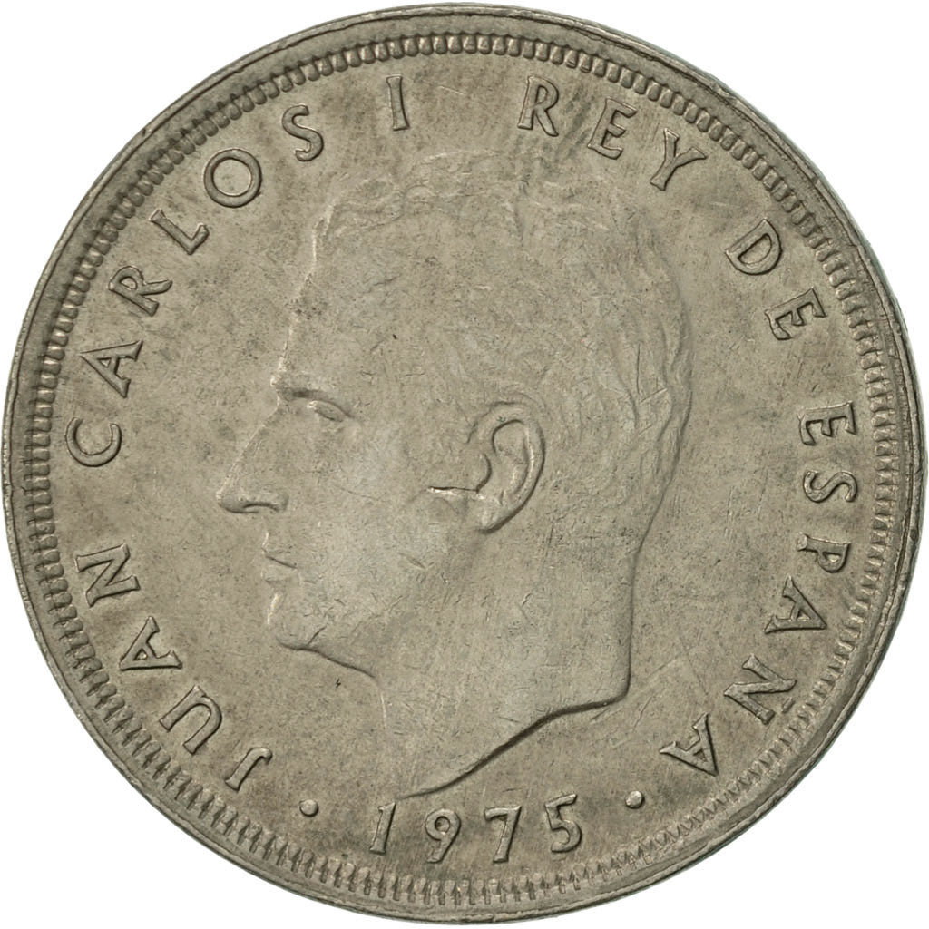 Munten, Spanje, Juan Carlos I, 50 Pesetas, 1980, ZF+, Copper-nickel, KM:809